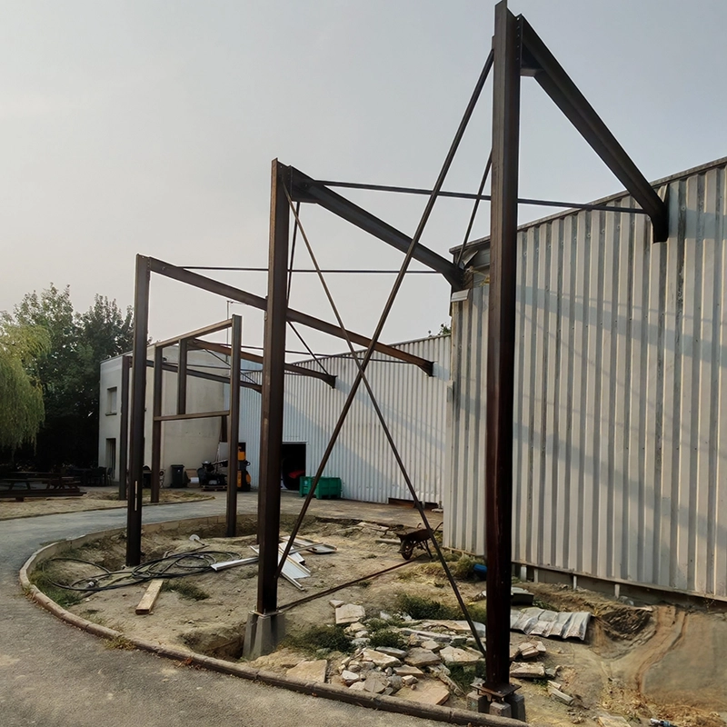 Travaux d'agrandissement du studio - vue 1